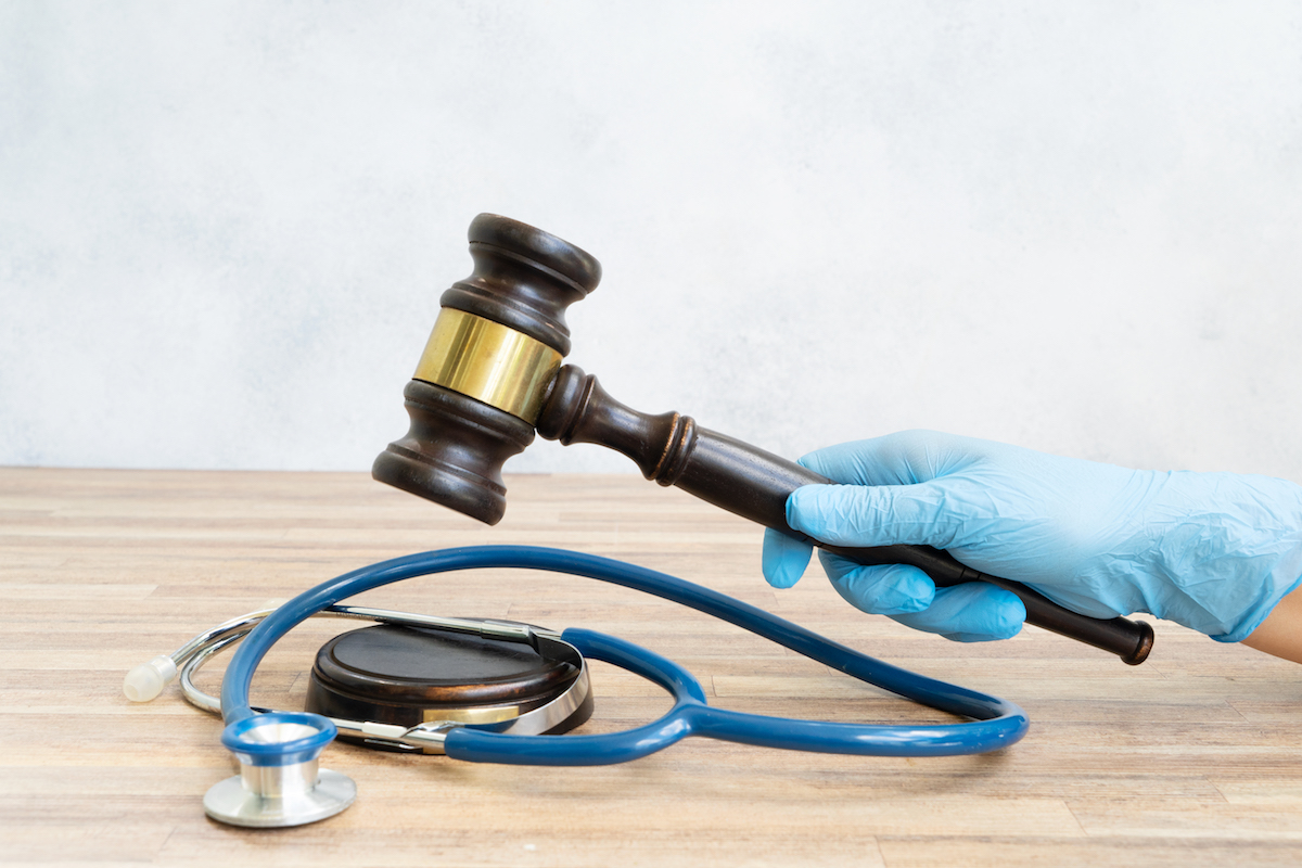 Personal injury attorney | medical law concept